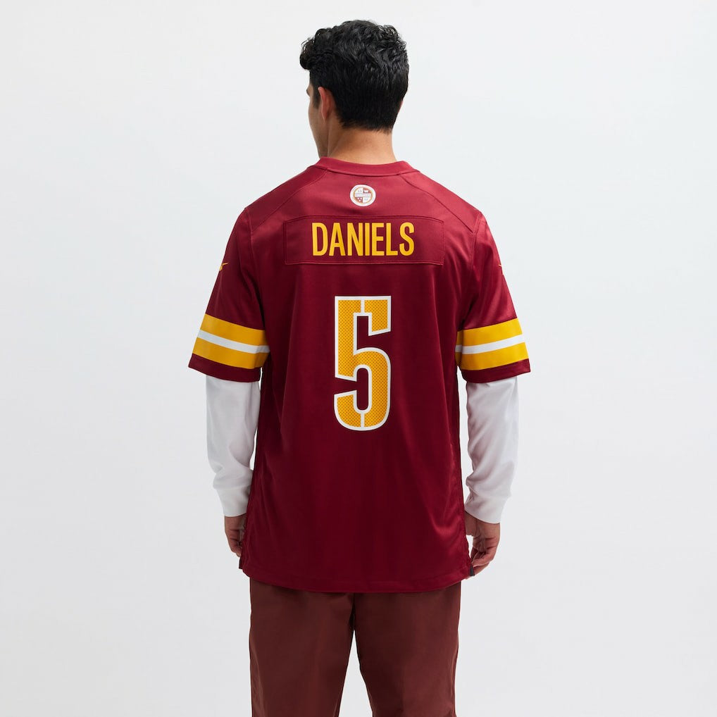 Jayden Daniels Washington Commanders Player Game Jersey - Burgundy