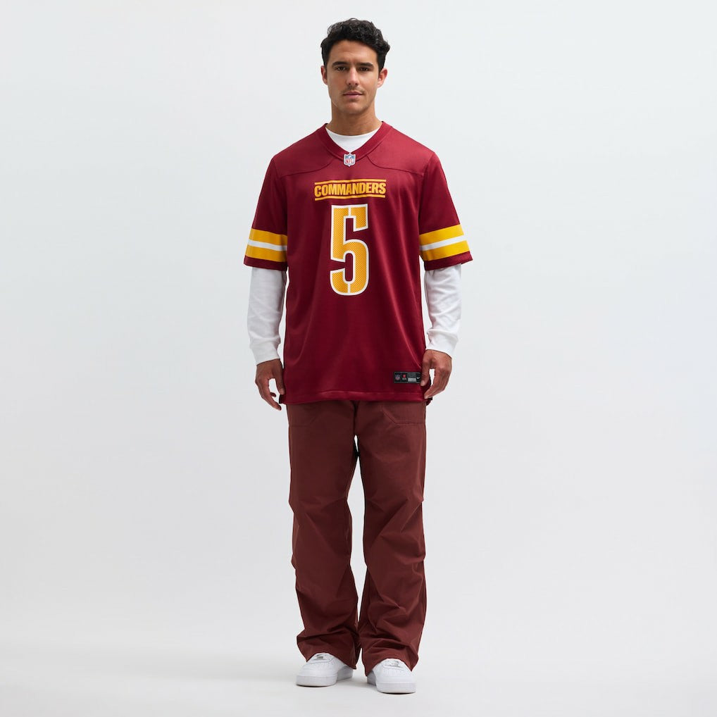 Jayden Daniels Washington Commanders Player Game Jersey - Burgundy