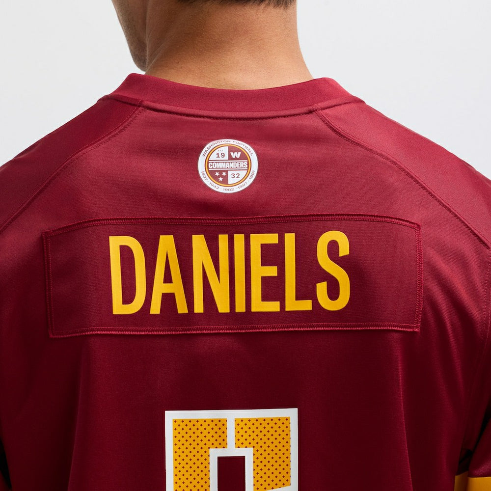 Jayden Daniels Washington Commanders Player Game Jersey - Burgundy