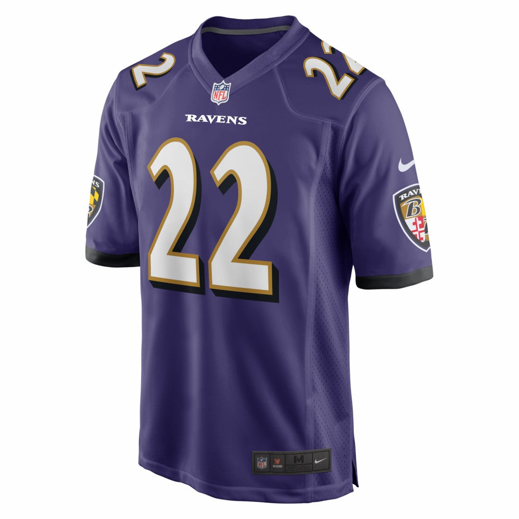 Derrick Henry Baltimore Ravens Game Player Jersey - Purple