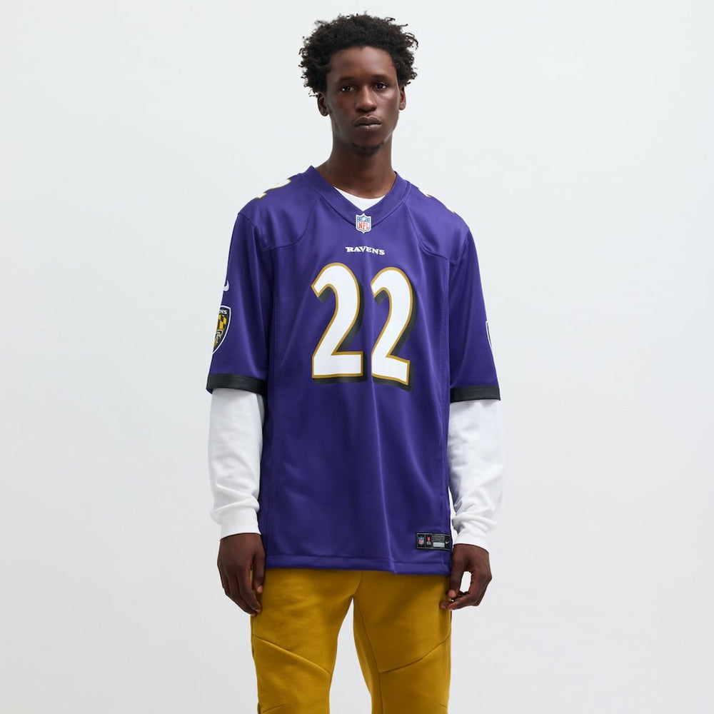 Derrick Henry Baltimore Ravens Game Player Jersey - Purple