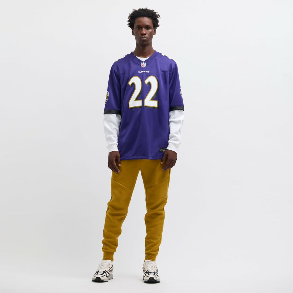 Derrick Henry Baltimore Ravens Game Player Jersey - Purple