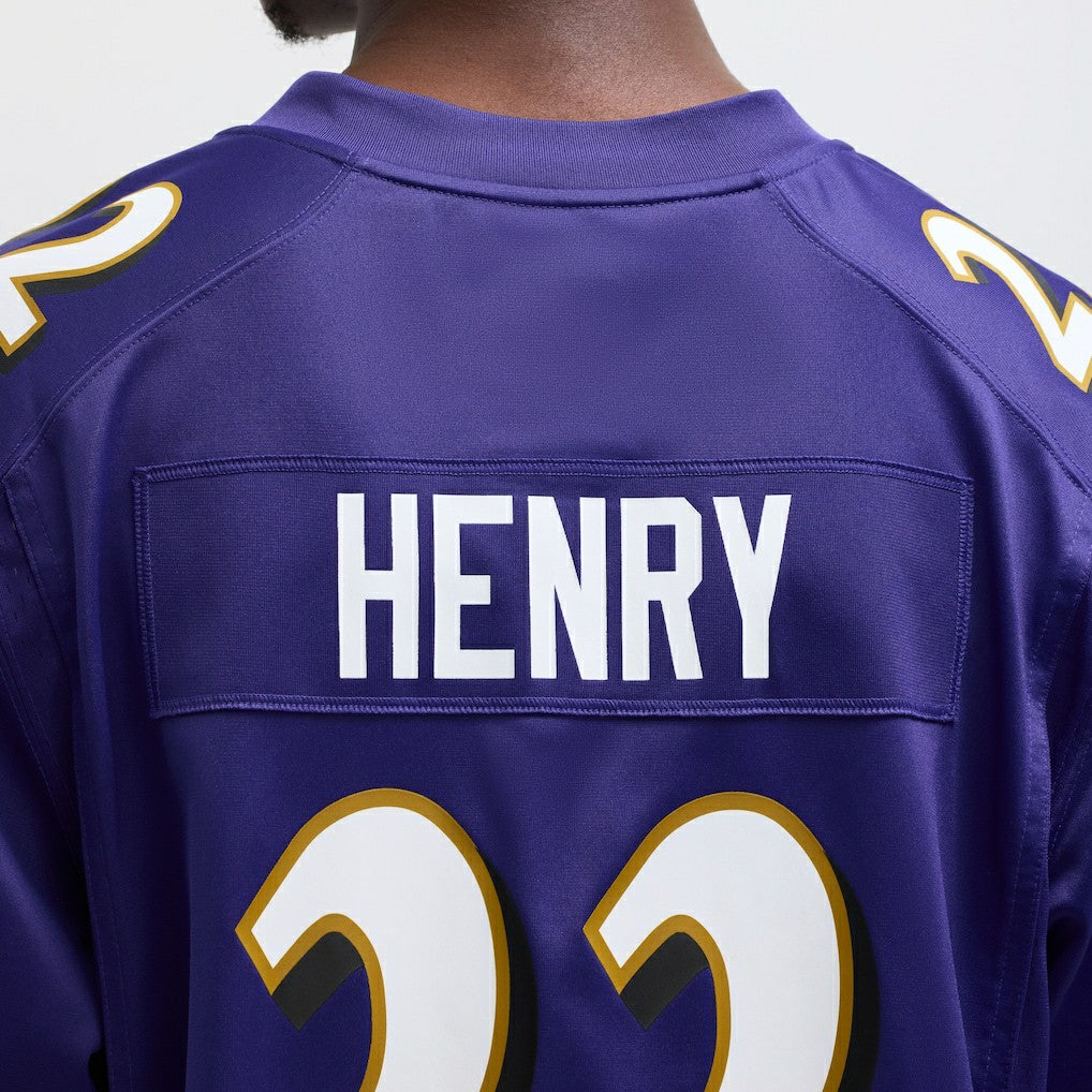 Derrick Henry Baltimore Ravens Game Player Jersey - Purple