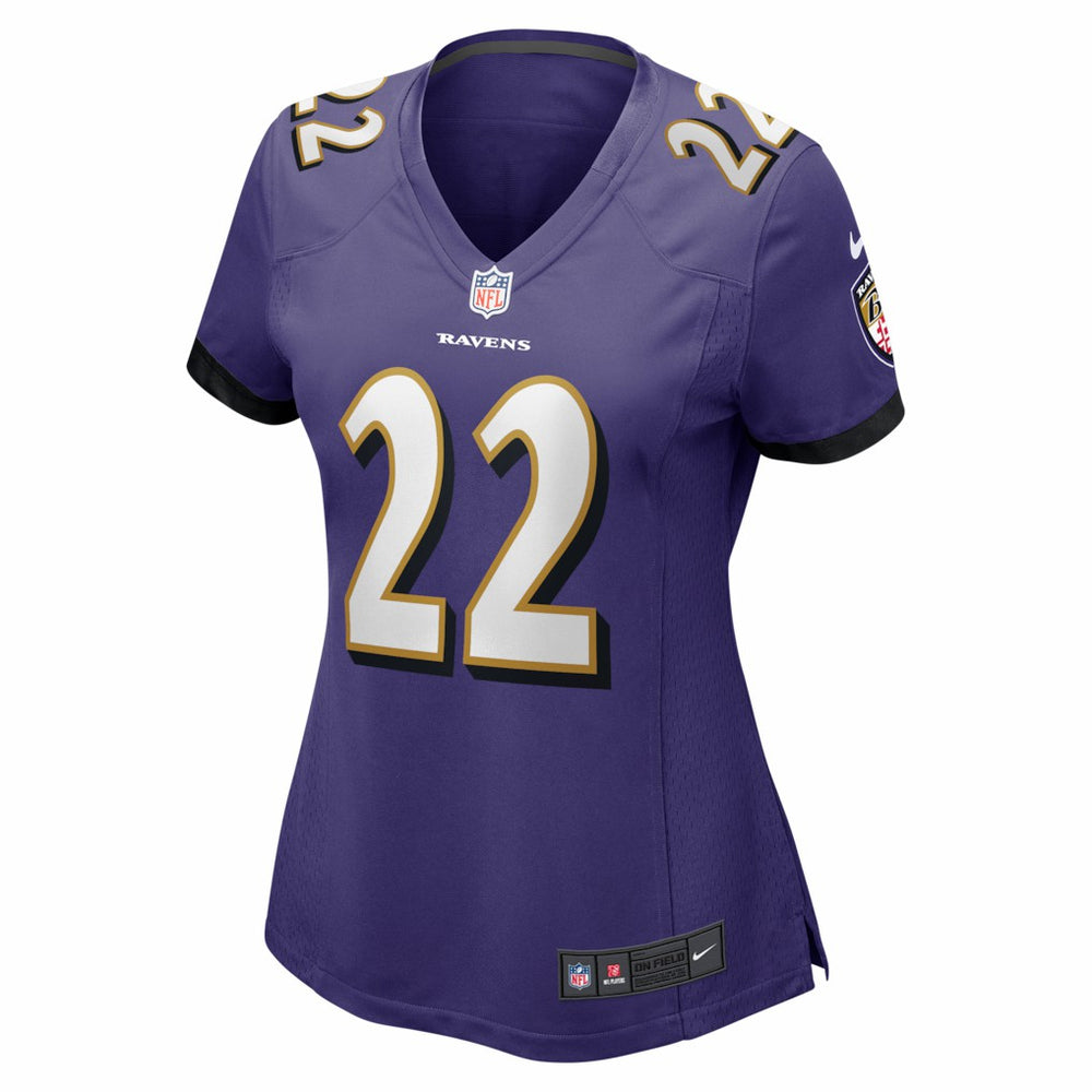 Derrick Henry Baltimore Ravens Women's Game Player Jersey - Purple