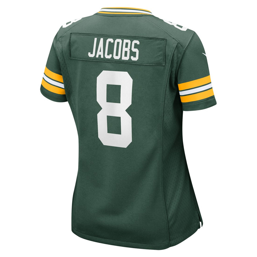Josh Jacobs Green Bay Packers Women's Team Game Jersey - Green