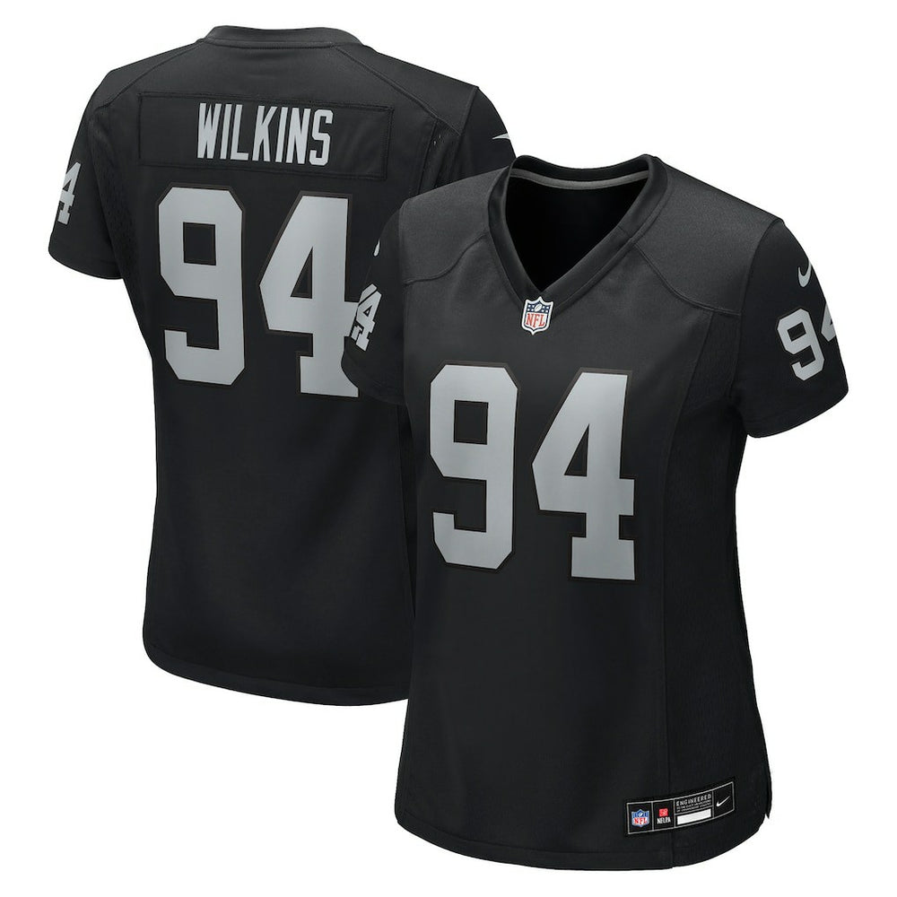 Christian Wilkins Las Vegas Raiders Women's Team Game Jersey - Black