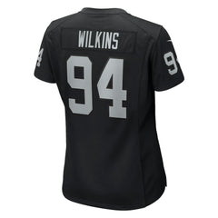 Christian Wilkins Las Vegas Raiders Women's Team Game Jersey - Black