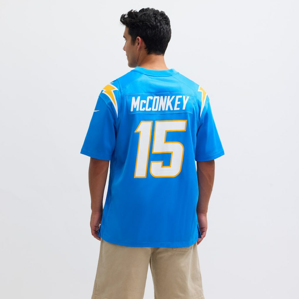 Ladd McConkey Los Angeles Chargers Player Game Jersey - Powder Blue