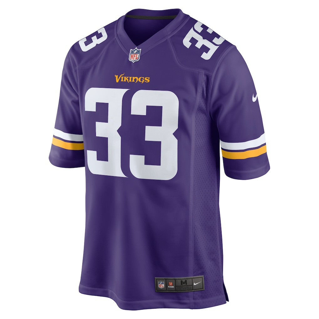 Aaron Jones Minnesota Vikings Game Player Jersey - Purple