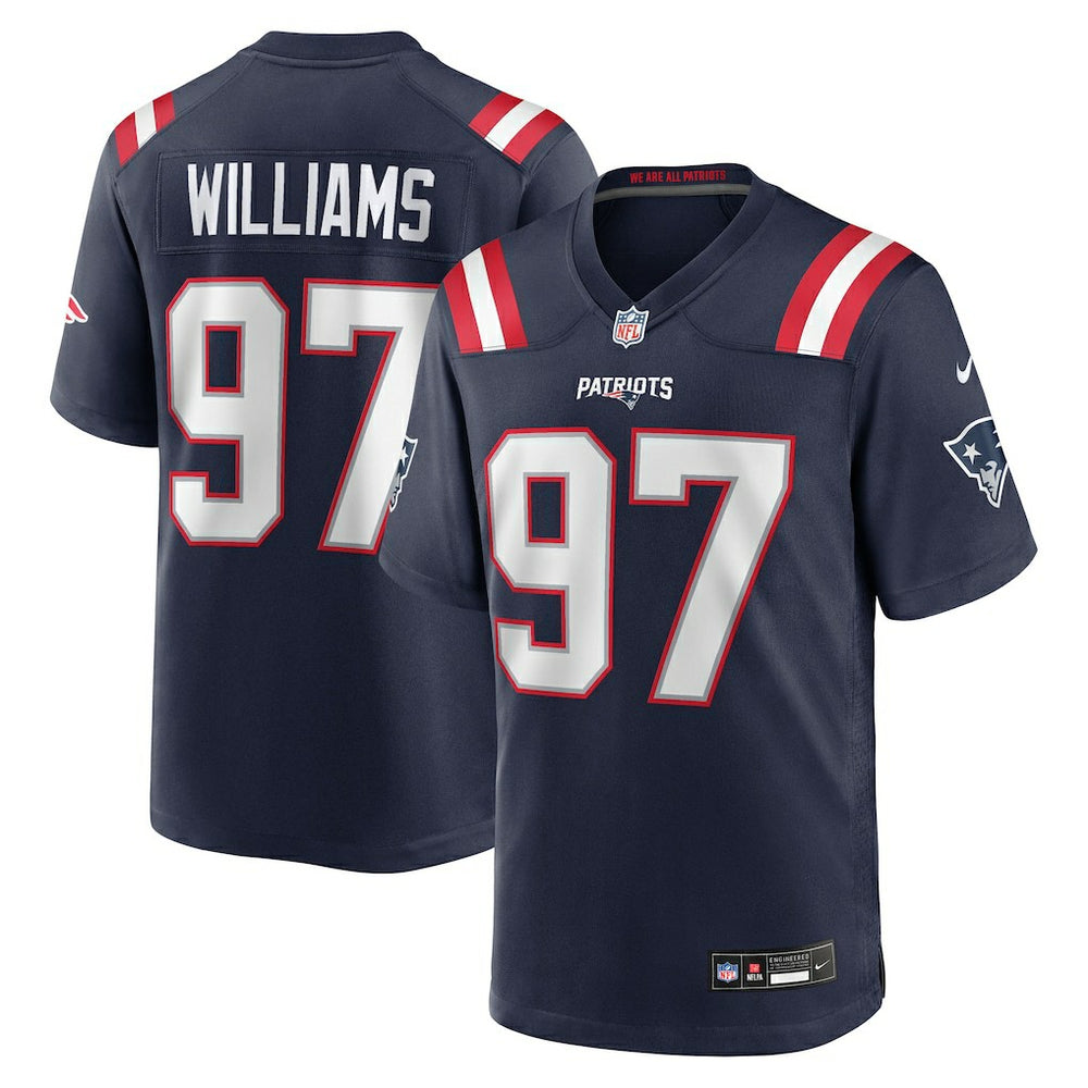 Milton Williams New England Patriots Game Player Jersey - Navy