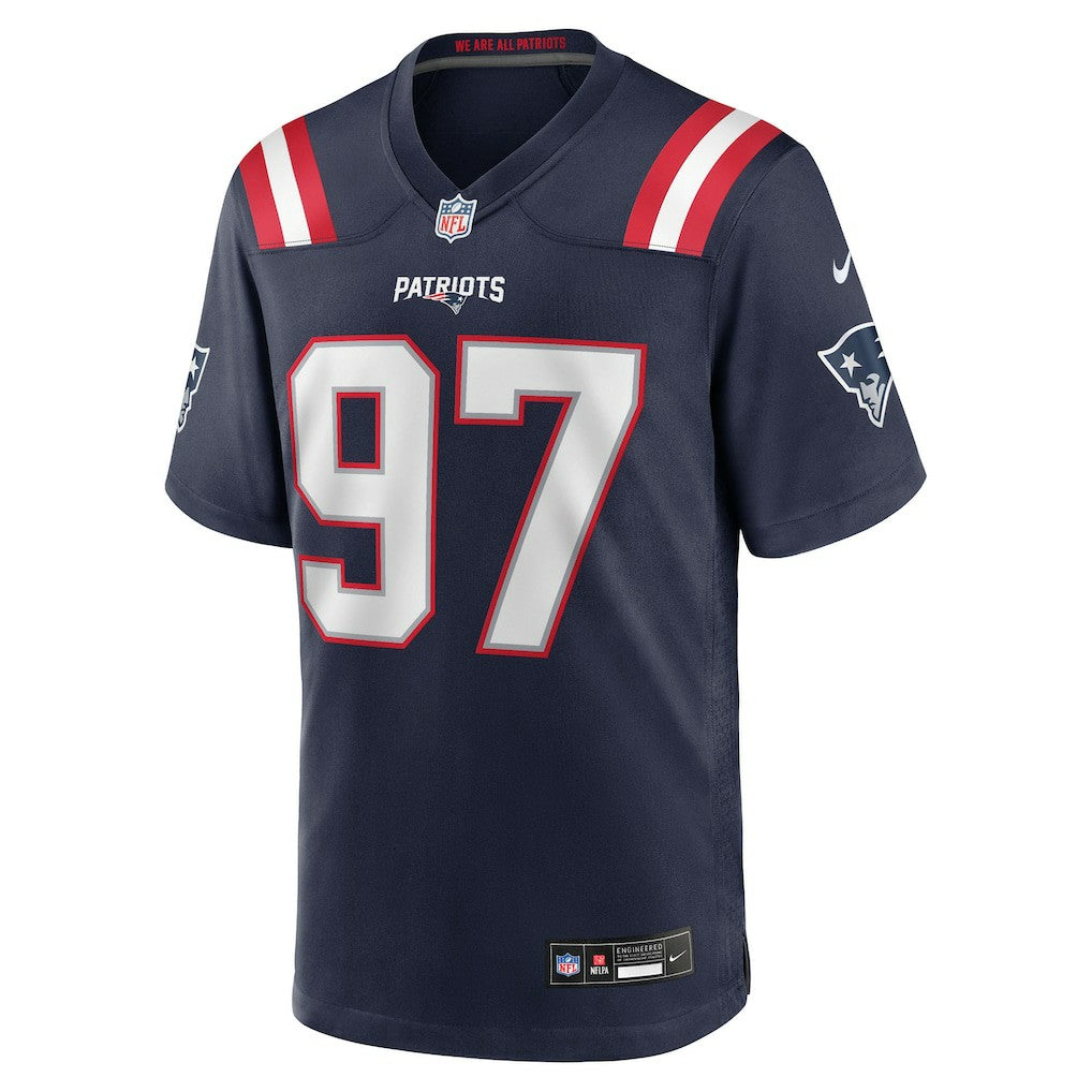 Milton Williams New England Patriots Game Player Jersey - Navy