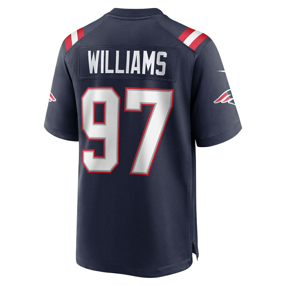 Milton Williams New England Patriots Game Player Jersey - Navy