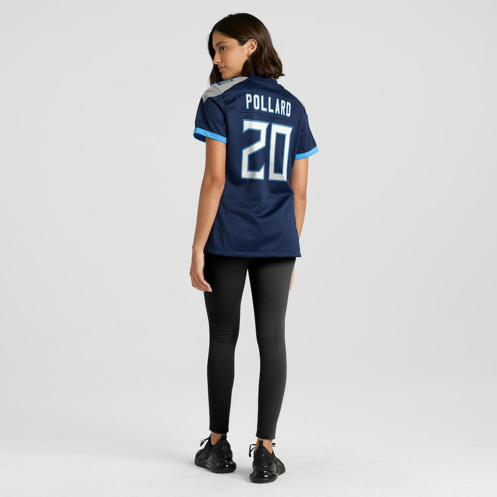 Tony Pollard Tennessee Titans Women's Game Player Jersey - Navy