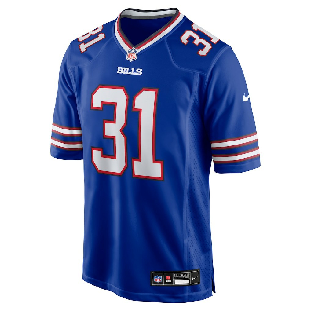 Maxwell Hairston Buffalo Bills 2025 NFL Draft First Round Pick Game Jersey - Royal