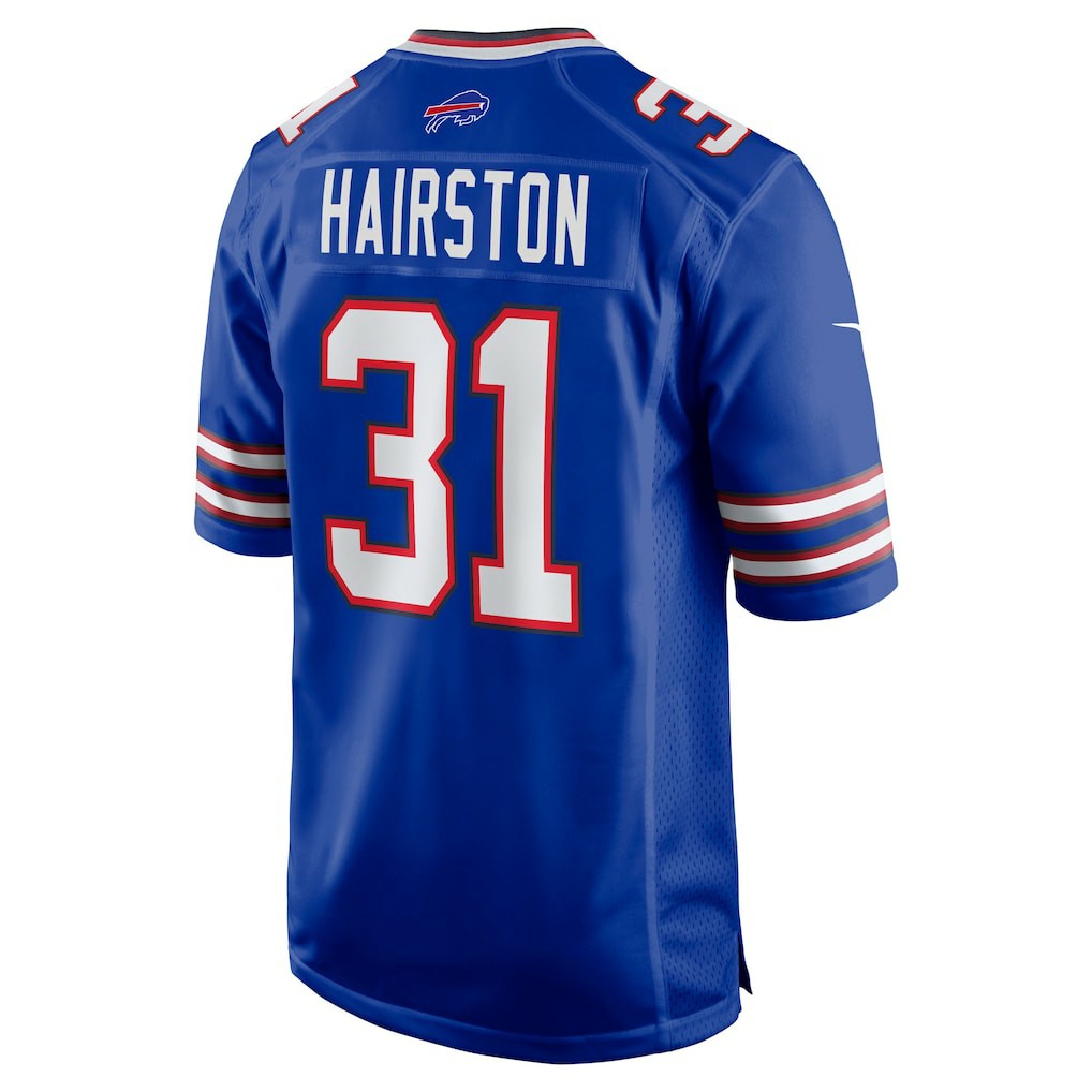 Maxwell Hairston Buffalo Bills 2025 NFL Draft First Round Pick Game Jersey - Royal