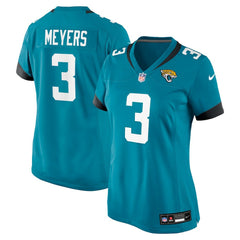 Jakobi Meyers Jacksonville Jaguars Women's Team Game Jersey - Teal