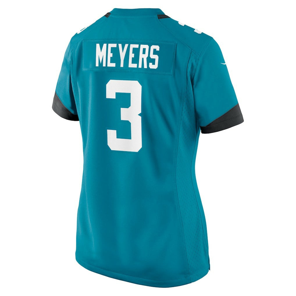 Jakobi Meyers Jacksonville Jaguars Women's Team Game Jersey - Teal