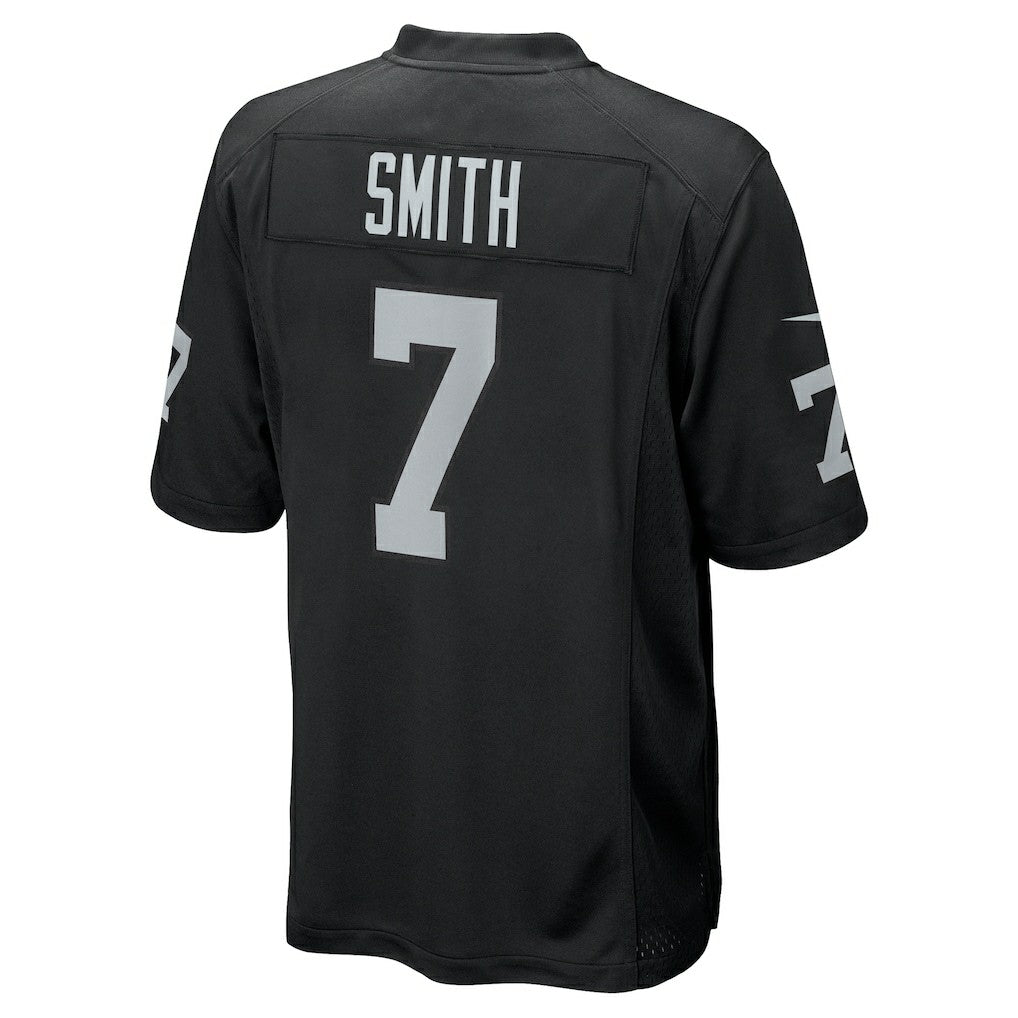 Geno Smith Las Vegas Raiders Game Player Jersey - Black