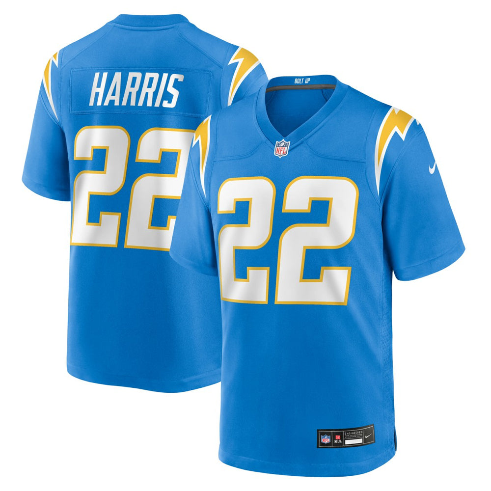 Najee Harris Los Angeles Chargers Game Player Jersey - Powder Blue
