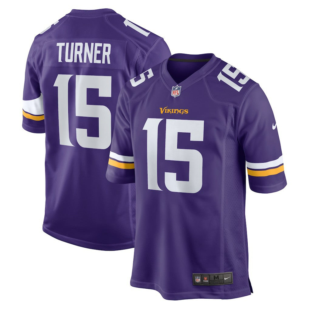 Dallas Turner Minnesota Vikings Player Game Jersey - Purple