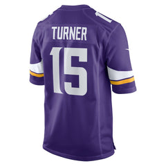 Dallas Turner Minnesota Vikings Player Game Jersey - Purple