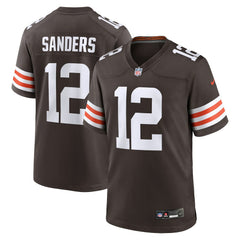 Shedeur Sanders Cleveland Browns 2025 NFL Draft Game Jersey - Brown