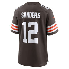 Shedeur Sanders Cleveland Browns 2025 NFL Draft Game Jersey - Brown