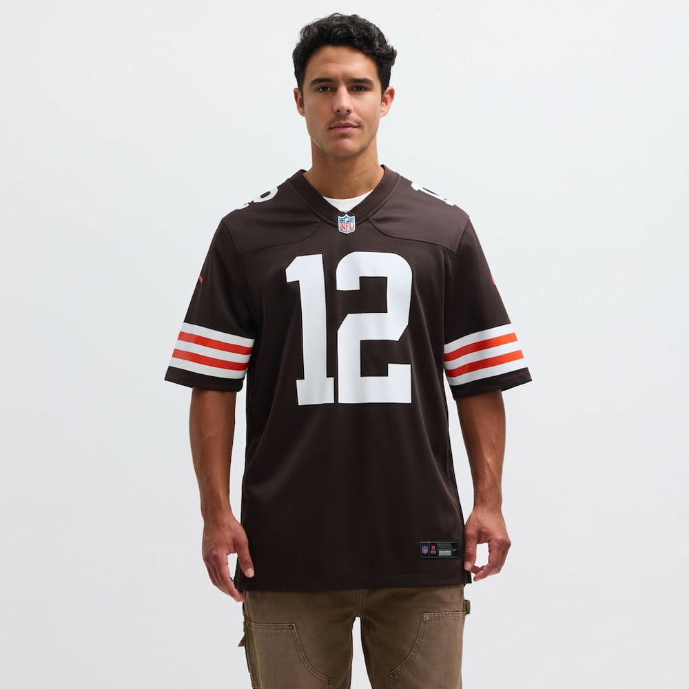Shedeur Sanders Cleveland Browns 2025 NFL Draft Game Jersey - Brown