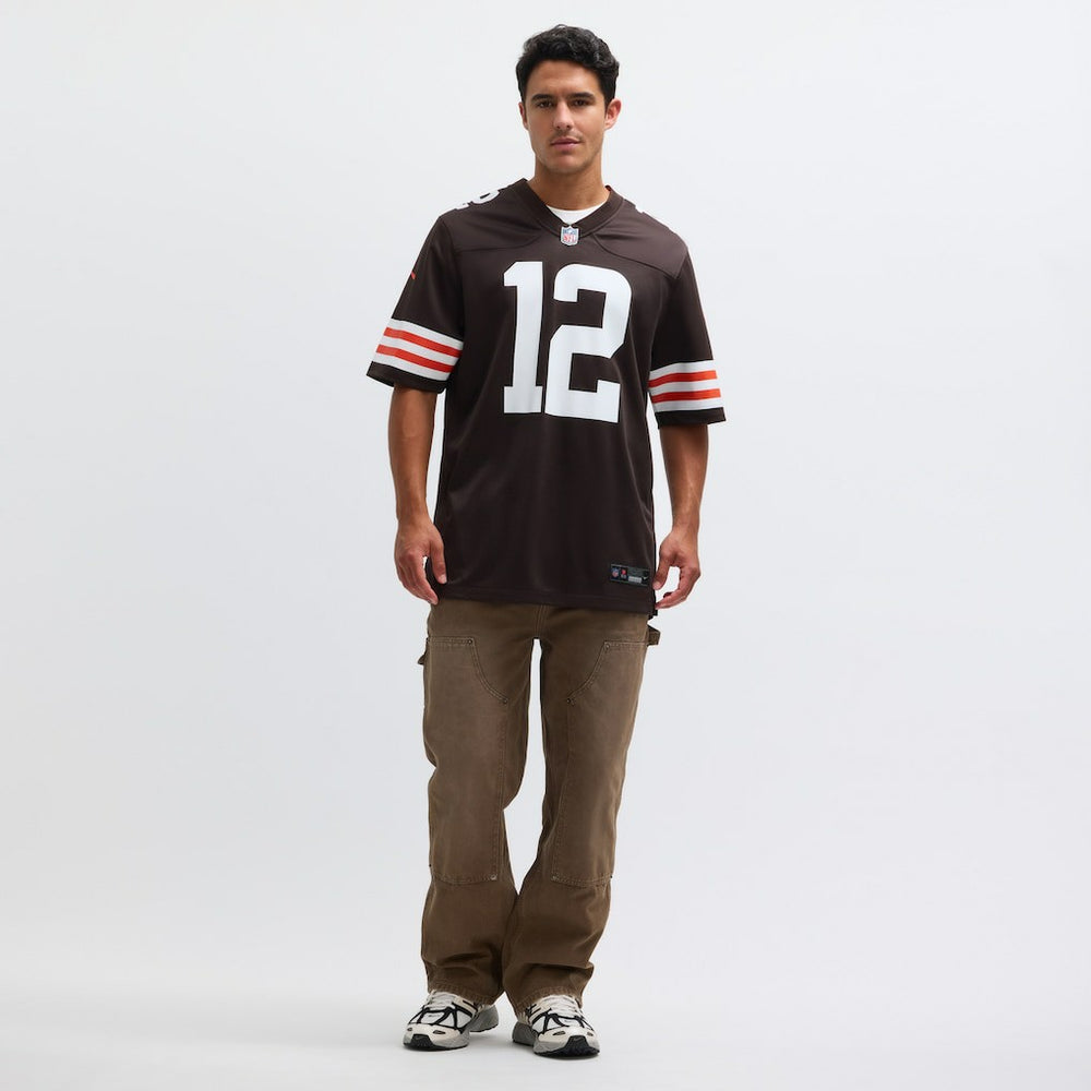 Shedeur Sanders Cleveland Browns 2025 NFL Draft Game Jersey - Brown