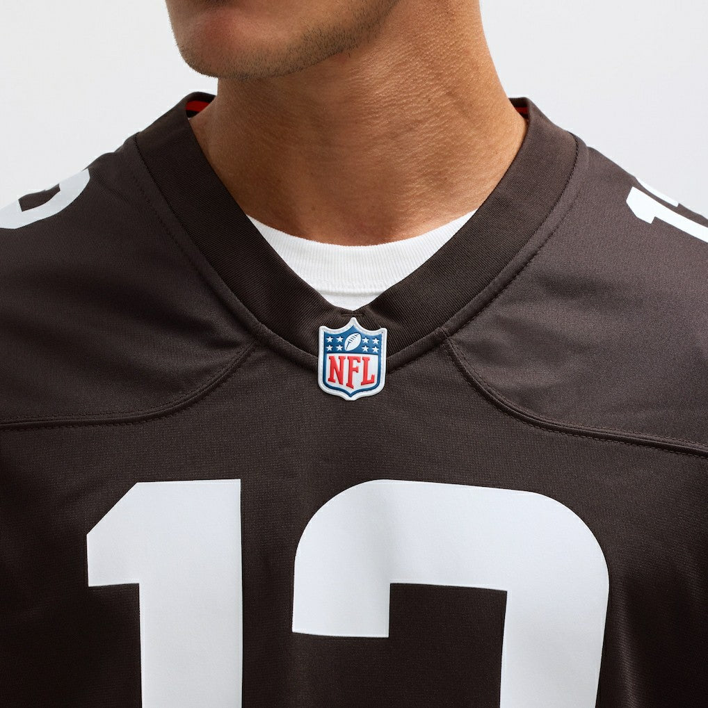 Shedeur Sanders Cleveland Browns 2025 NFL Draft Game Jersey - Brown