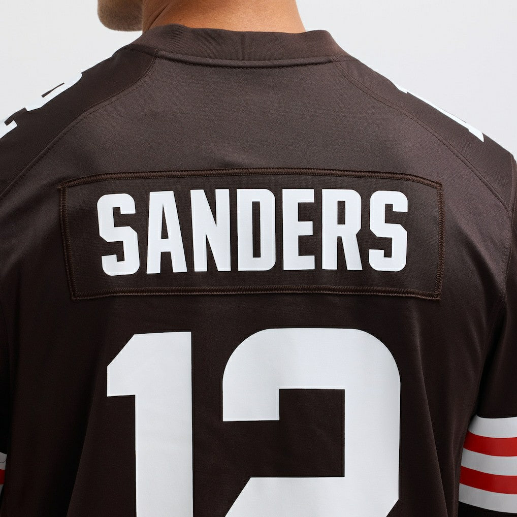 Shedeur Sanders Cleveland Browns 2025 NFL Draft Game Jersey - Brown