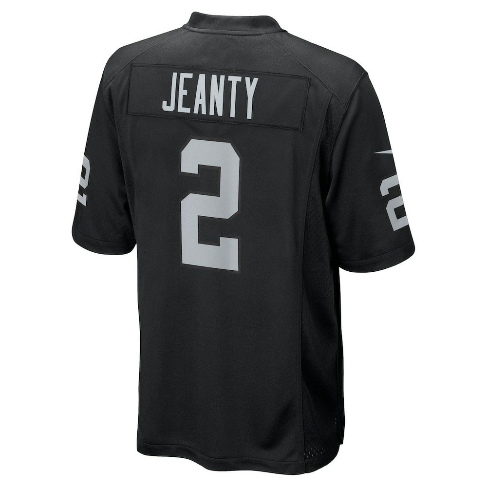 Ashton Jeanty Las Vegas Raiders 2025 NFL Draft First Round Pick Game Jersey - Black