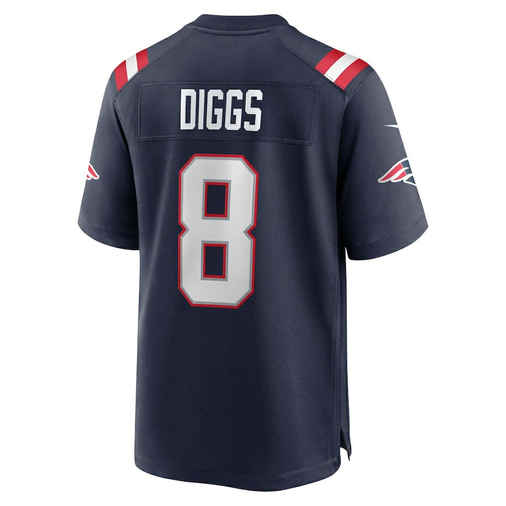 Stefon Diggs New England Patriots Game Jersey - Navy