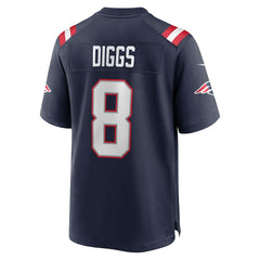 Stefon Diggs New England Patriots Game Jersey - Navy