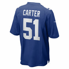 Abdul Carter New York Giants 2025 NFL Draft First Round Pick Game Jersey - Royal