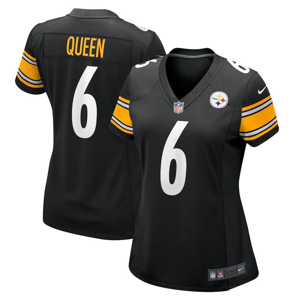 Patrick Queen Pittsburgh Steelers Women's Game Player Jersey - Black