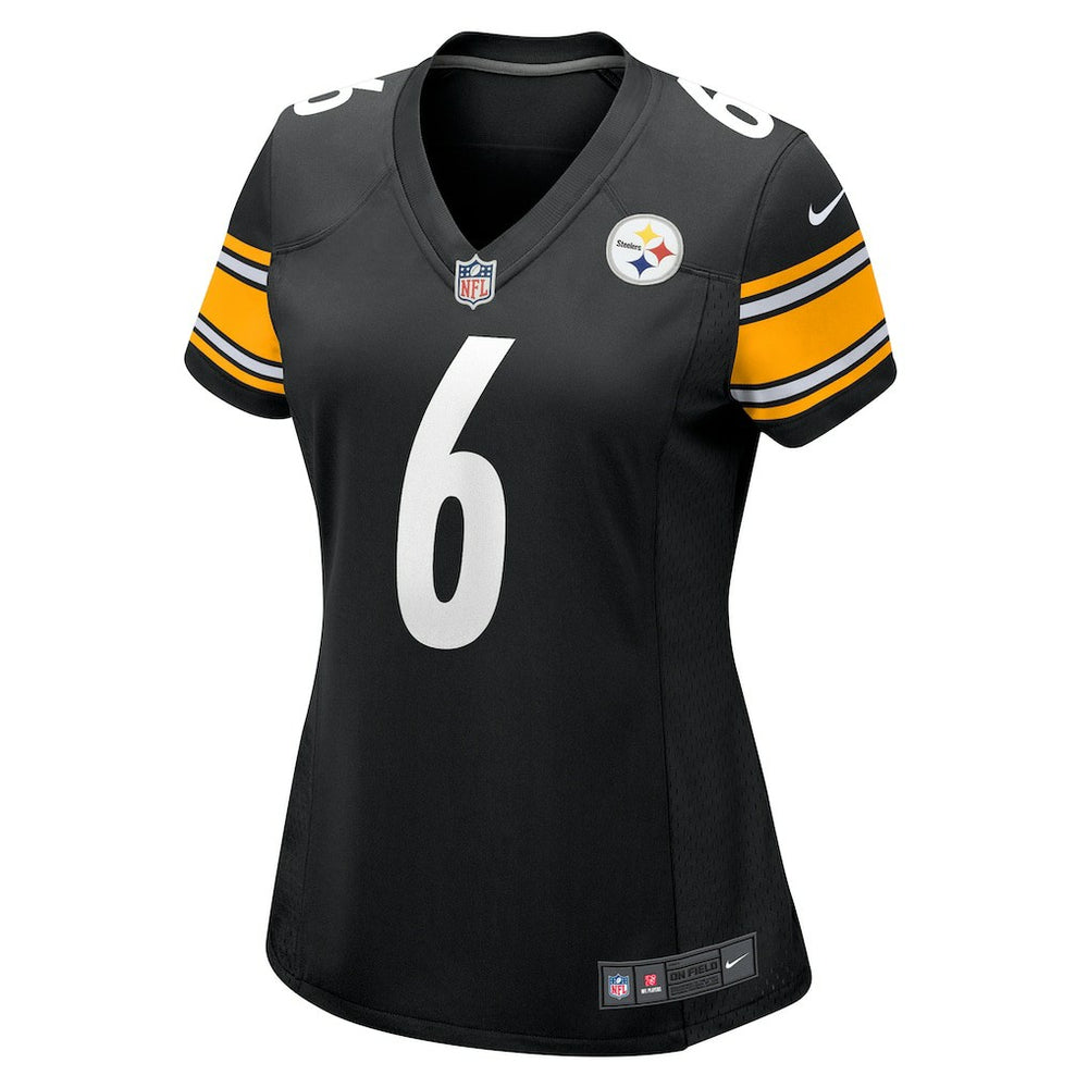 Patrick Queen Pittsburgh Steelers Women's Game Player Jersey - Black
