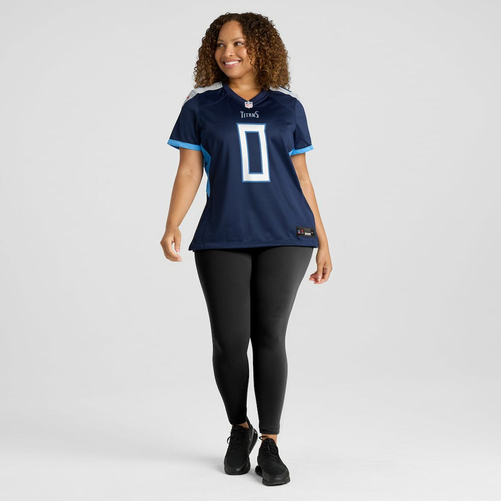 Calvin Ridley Tennessee Titans Women's Game Player Jersey - Navy