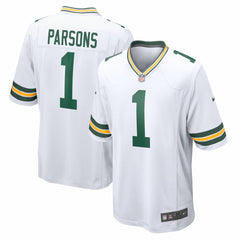 Micah Parsons Green Bay Packers Game Player Jersey - White