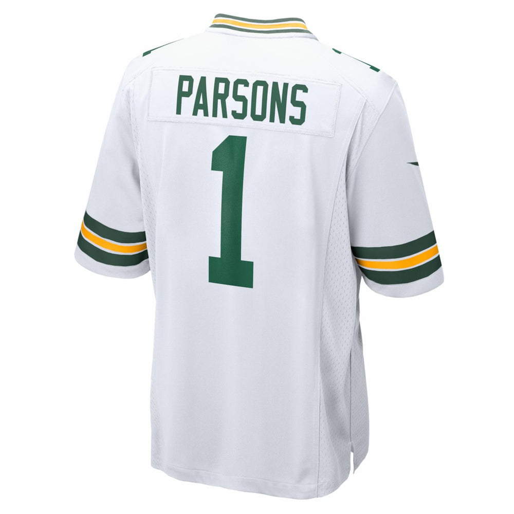Micah Parsons Green Bay Packers Game Player Jersey - White