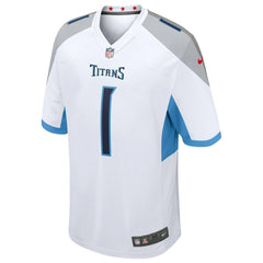 Cameron Ward Tennessee Titans 2025 NFL Draft First Round Pick Game Jersey - White