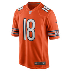 Caleb Williams Chicago Bears Alternate Player Game Jersey - Orange