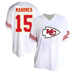 Patrick Mahomes Kansas City Chiefs Women's Plus Size Fashion Jersey - White online