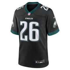 Saquon Barkley Philadelphia Eagles Alternate Game Jersey - Black