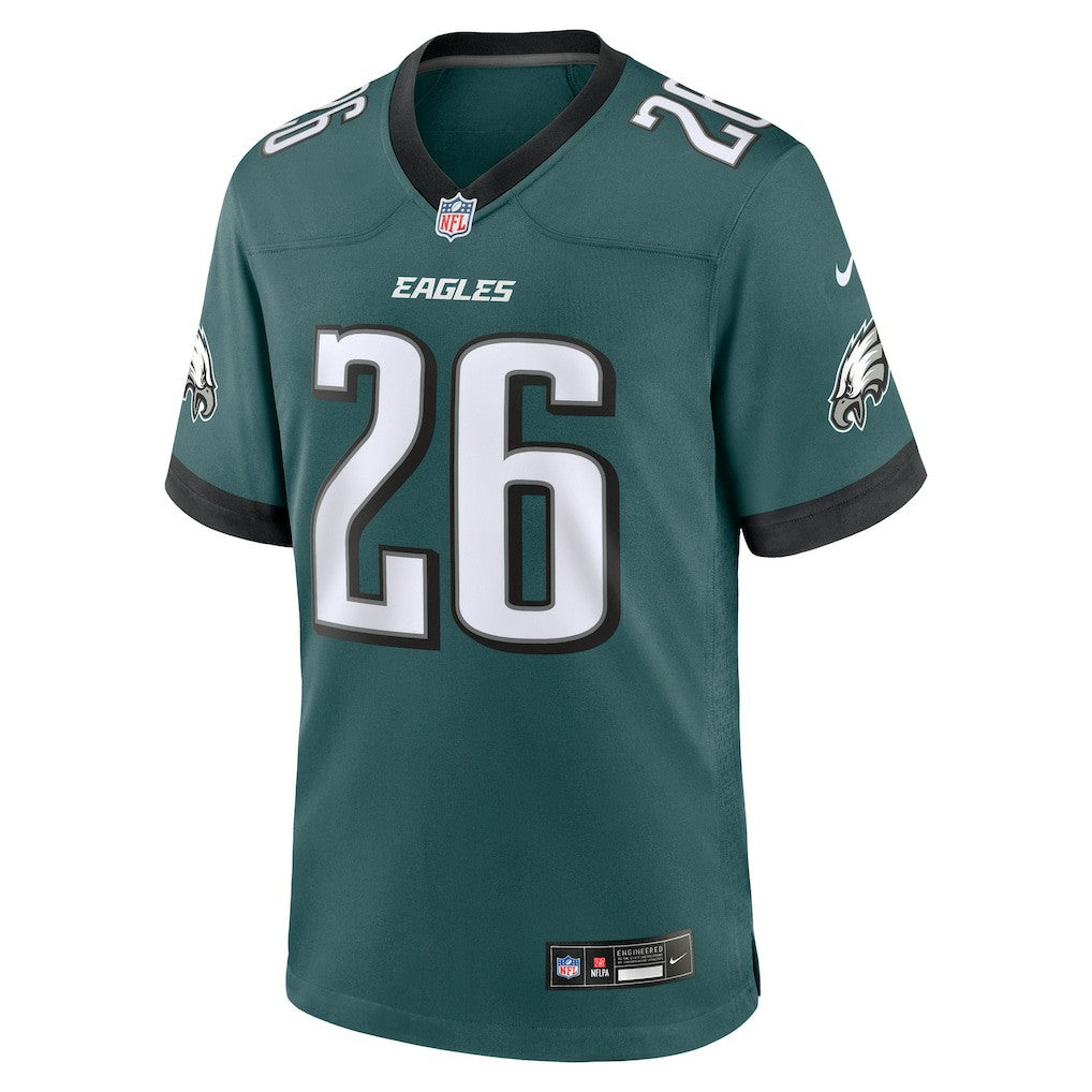 Saquon Barkley Philadelphia Eagles Game Player Jersey - Midnight Green