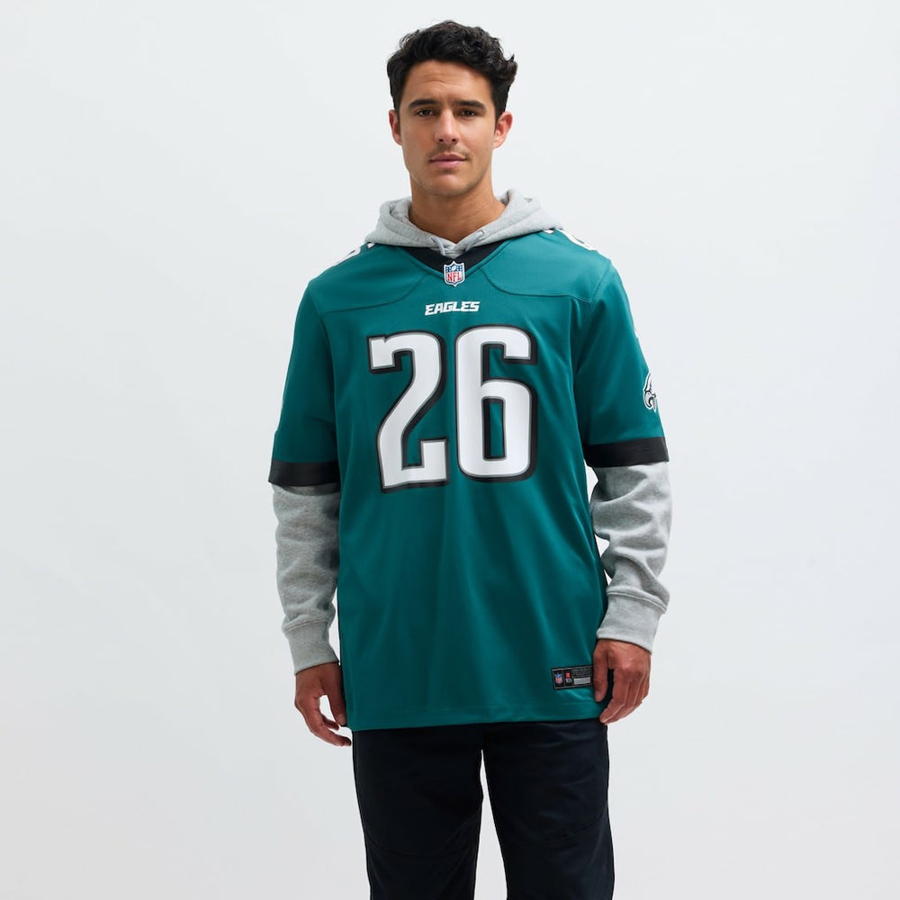 Saquon Barkley Philadelphia Eagles Game Player Jersey - Midnight Green