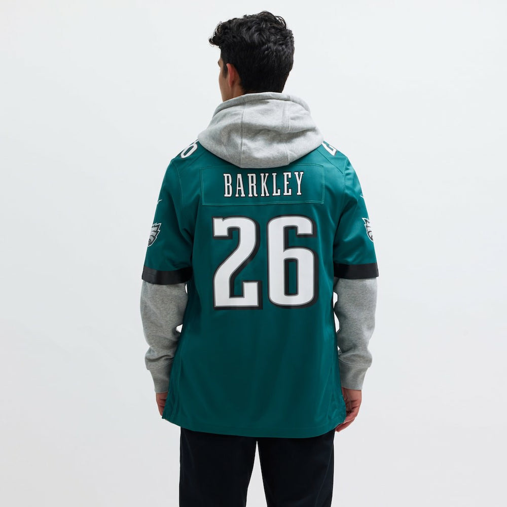 Saquon Barkley Philadelphia Eagles Game Player Jersey - Midnight Green