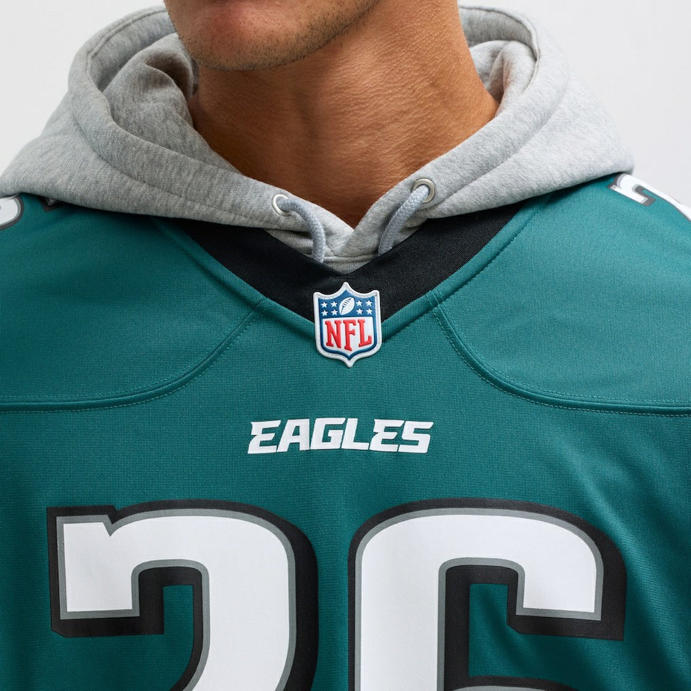 Saquon Barkley Philadelphia Eagles Game Player Jersey - Midnight Green