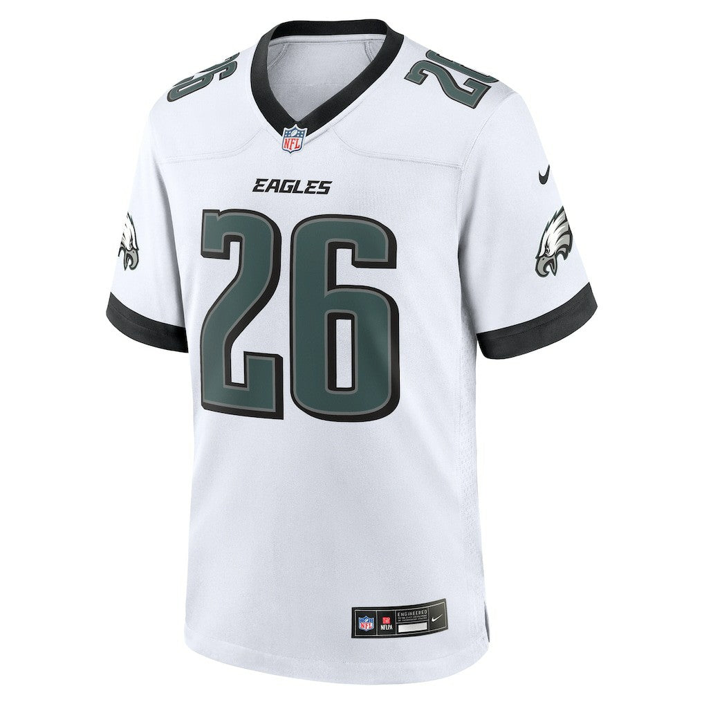 Saquon Barkley Philadelphia Eagles Game Jersey - White
