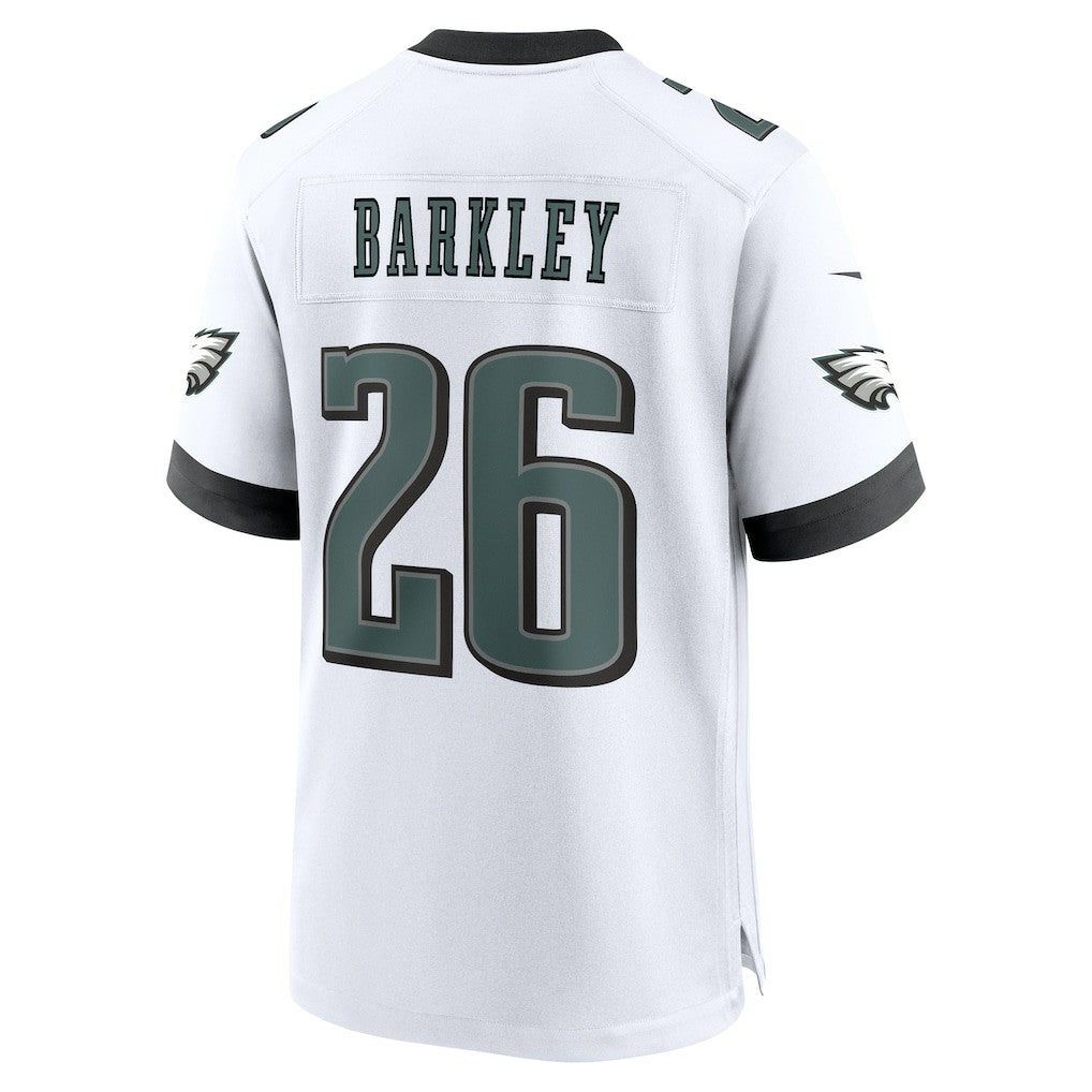 Saquon Barkley Philadelphia Eagles Game Jersey - White